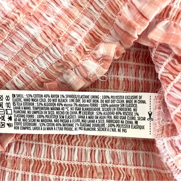 Forever 21 Gingham Pink Crop Tank Top - Picture 6 of 6